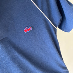 1970/80s Raglan Lacoste Polo with Shoulder Stripes - !!!!