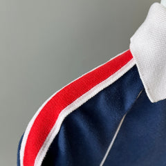 1970/80s Raglan Lacoste Polo with Shoulder Stripes - !!!!