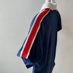 1970/80s Raglan Lacoste Polo with Shoulder Stripes - !!!!
