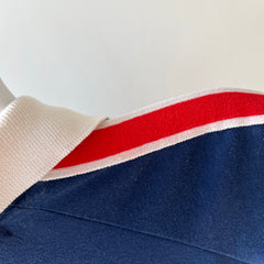 1970/80s Raglan Lacoste Polo with Shoulder Stripes - !!!!