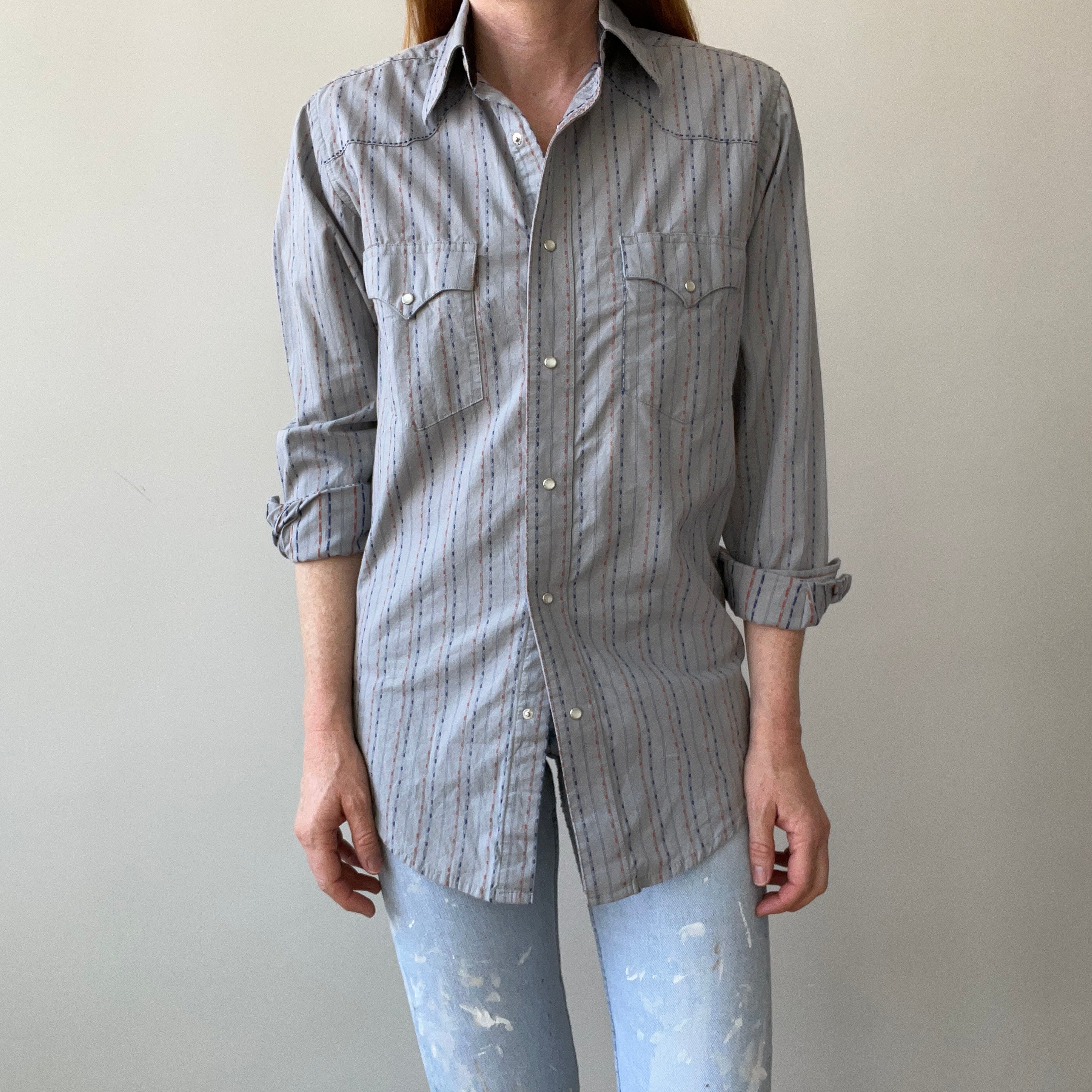 1980's Wrangler Western Button-Up Shirt