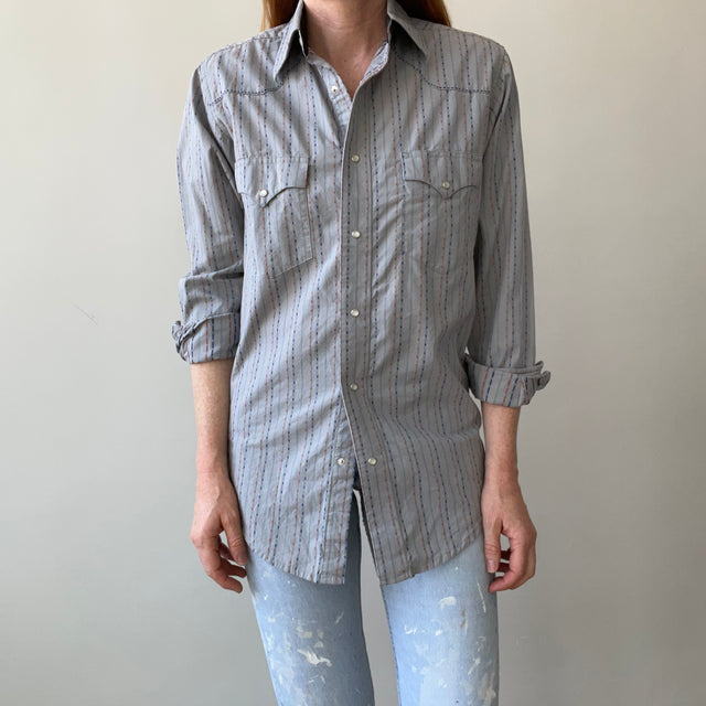 1980's Wrangler Western Button-Up Shirt