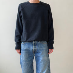 00s Heavy Weight Blank Black Sweatshirt par FOTL - Structuré