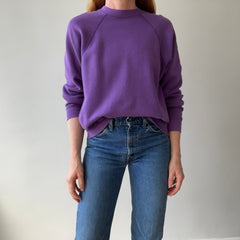1970s Blank Faded Purple Sweatshirt