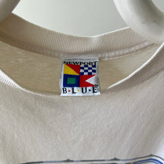 1990s Newport Blue T Shirt - Backside Too