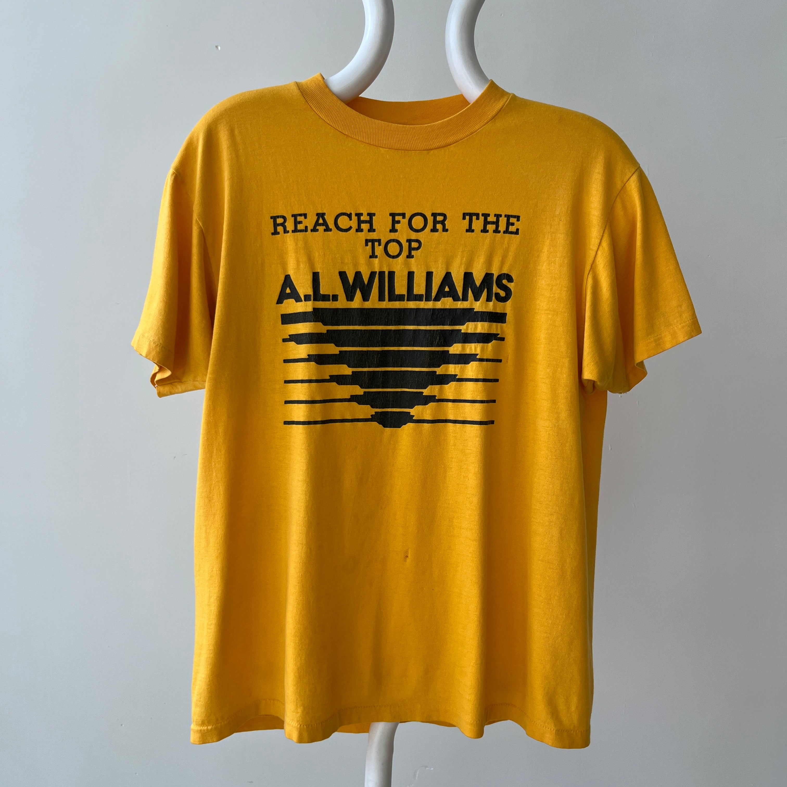 1980s Reach For The Top A.J. Williams T Shirt - Backside Too