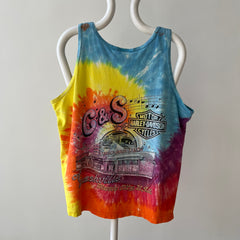 1980s/90s Harley Nicely Beat Up Tie Dye Tank Top