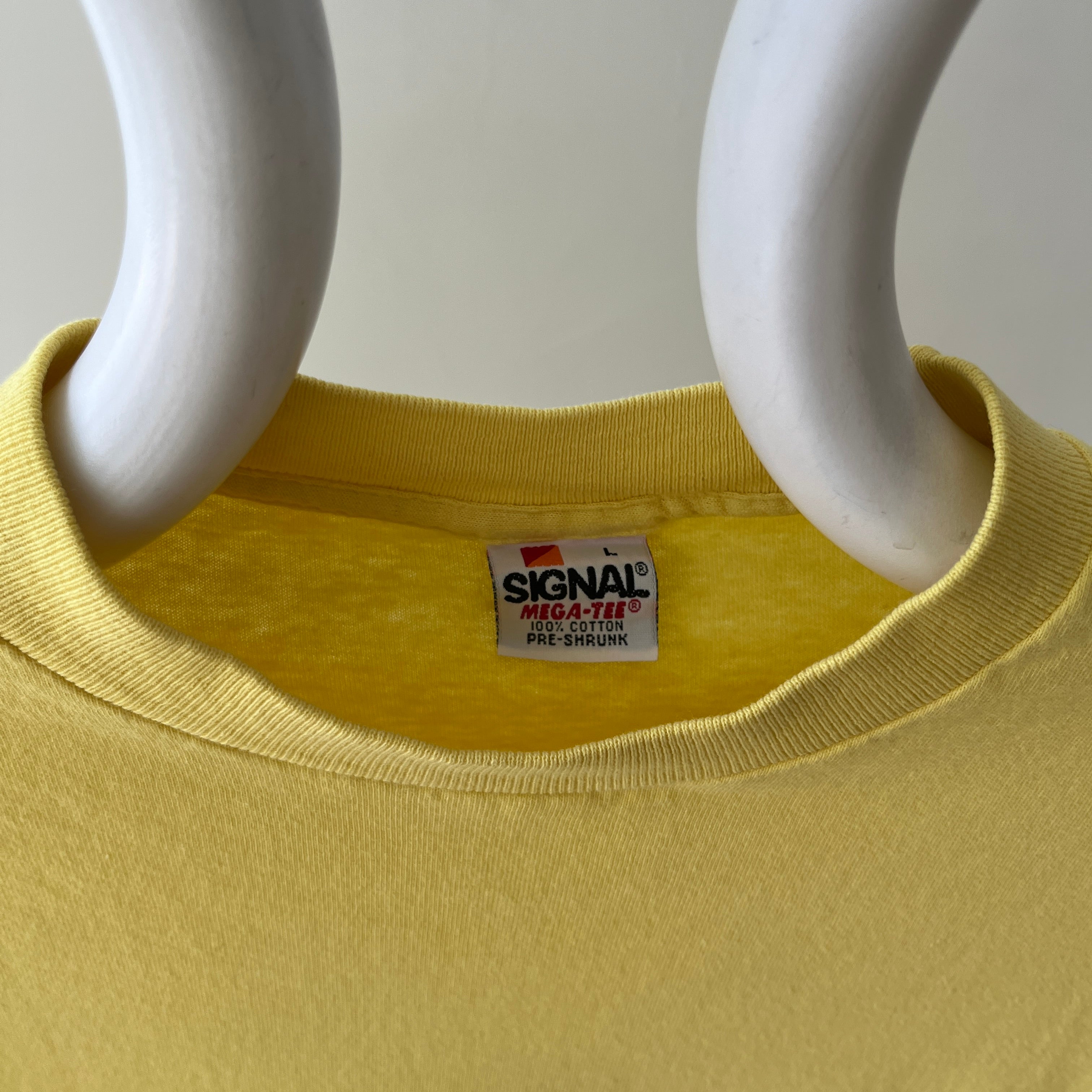 1980s Anguilla B.W.I Pocket T Shirt