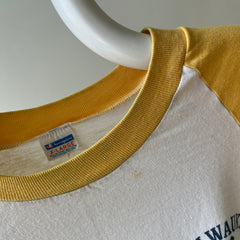 1970s Champion Blue Bar Milwaukee Athletic Club Baseball T-Shirt