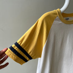 1970s Champion Blue Bar Milwaukee Athletic Club Baseball T-Shirt