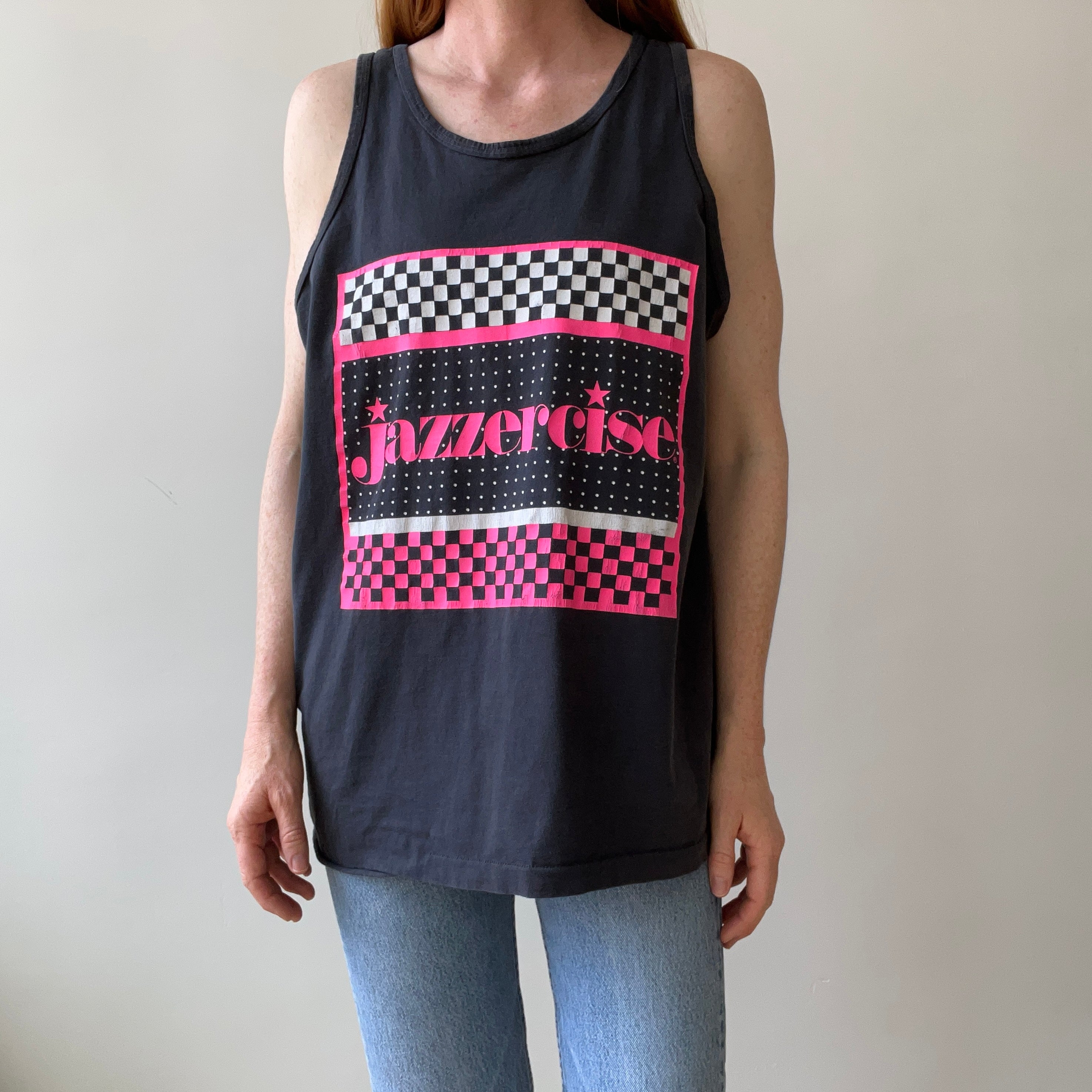 1980s Jazzercise Tank-Top - !!!
