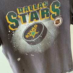 1980/90s Dallas Stars NHL Hockey T-shirt - Smaller Size
