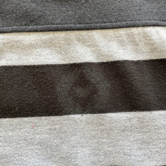 1980s Black and Gray Striped T-Shirt