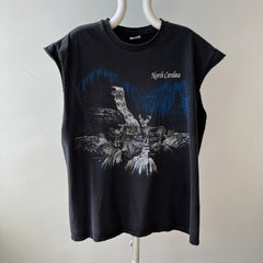 1990s North Carolina Cut Sleeve Animal Tank - 100% Cotton