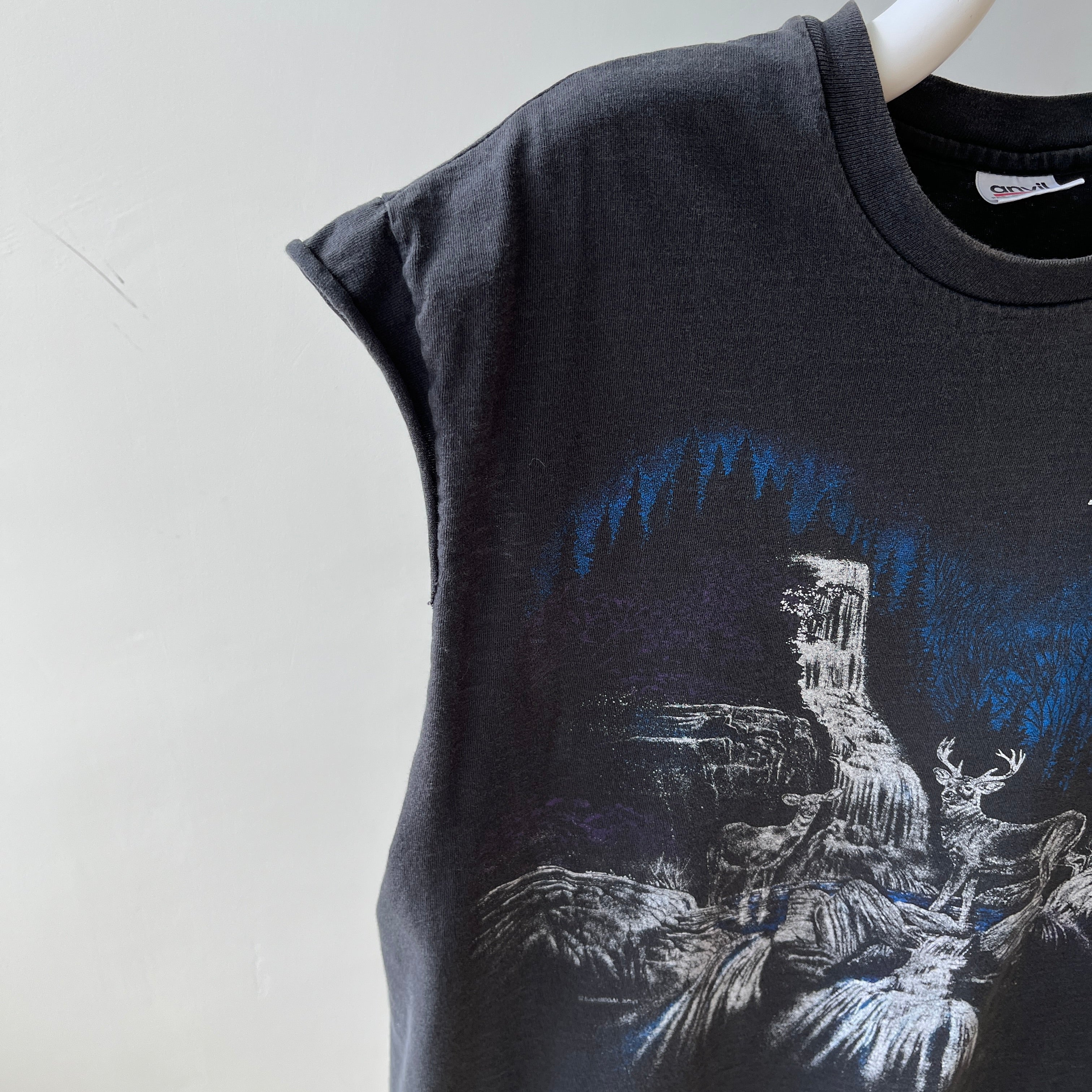 1990s North Carolina Cut Sleeve Animal Tank - 100% Cotton