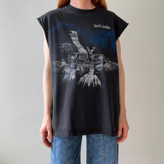 1990s North Carolina Cut Sleeve Animal Tank - 100% Cotton