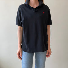 1990s Black Ralph Lauren Polo T-Shirt