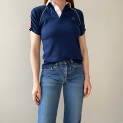 1970/80s Raglan Lacoste Polo with Shoulder Stripes - !!!!
