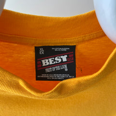 1990s Blank Mustard Yellow T-Shirt