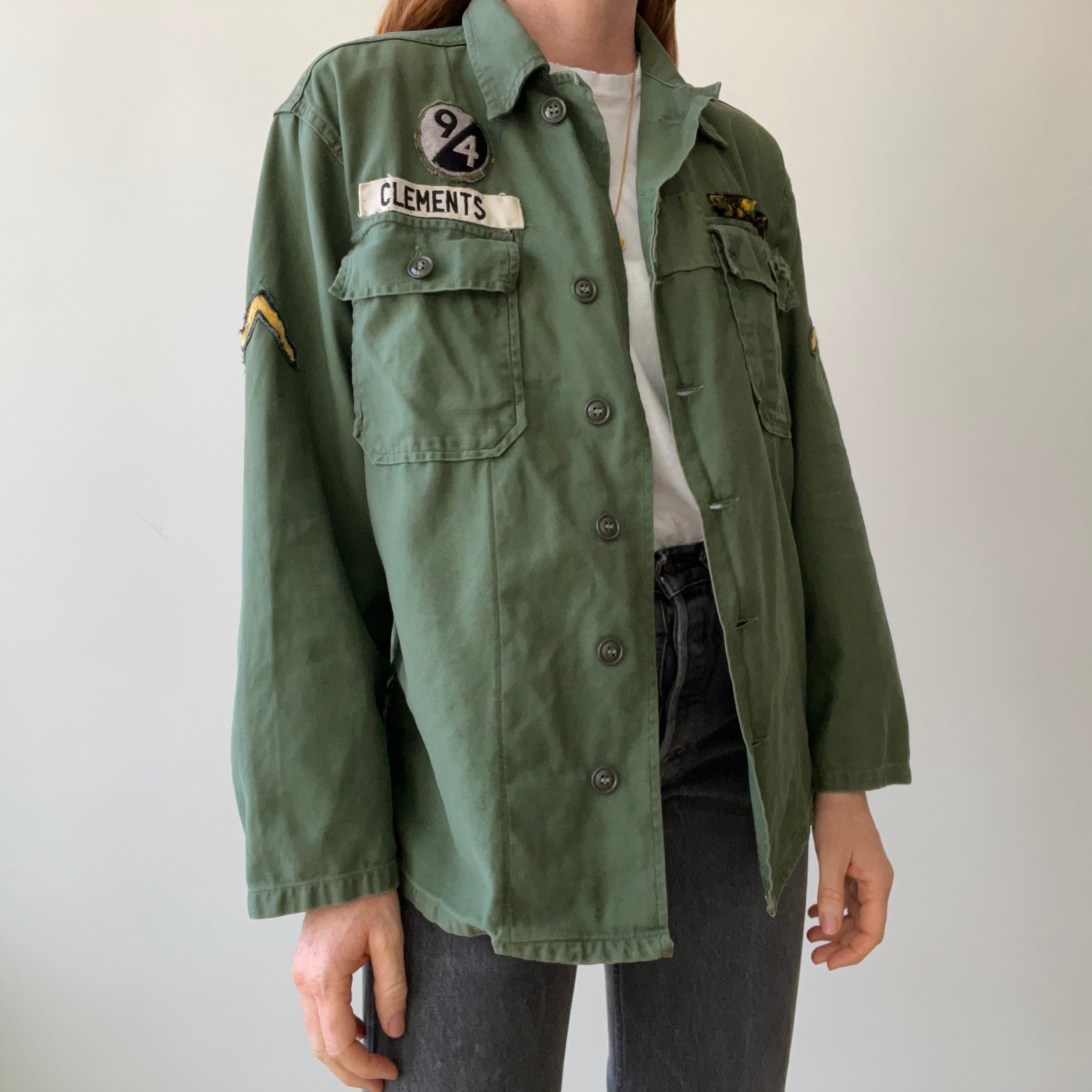 1968 OG-107 Vietnam Era Military Shirt - Clements