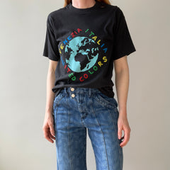 1980/90 Venezia Italia Tourist T-Shirt with a Hole in It