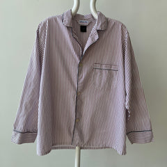 1980s Striped Pajama Shirt