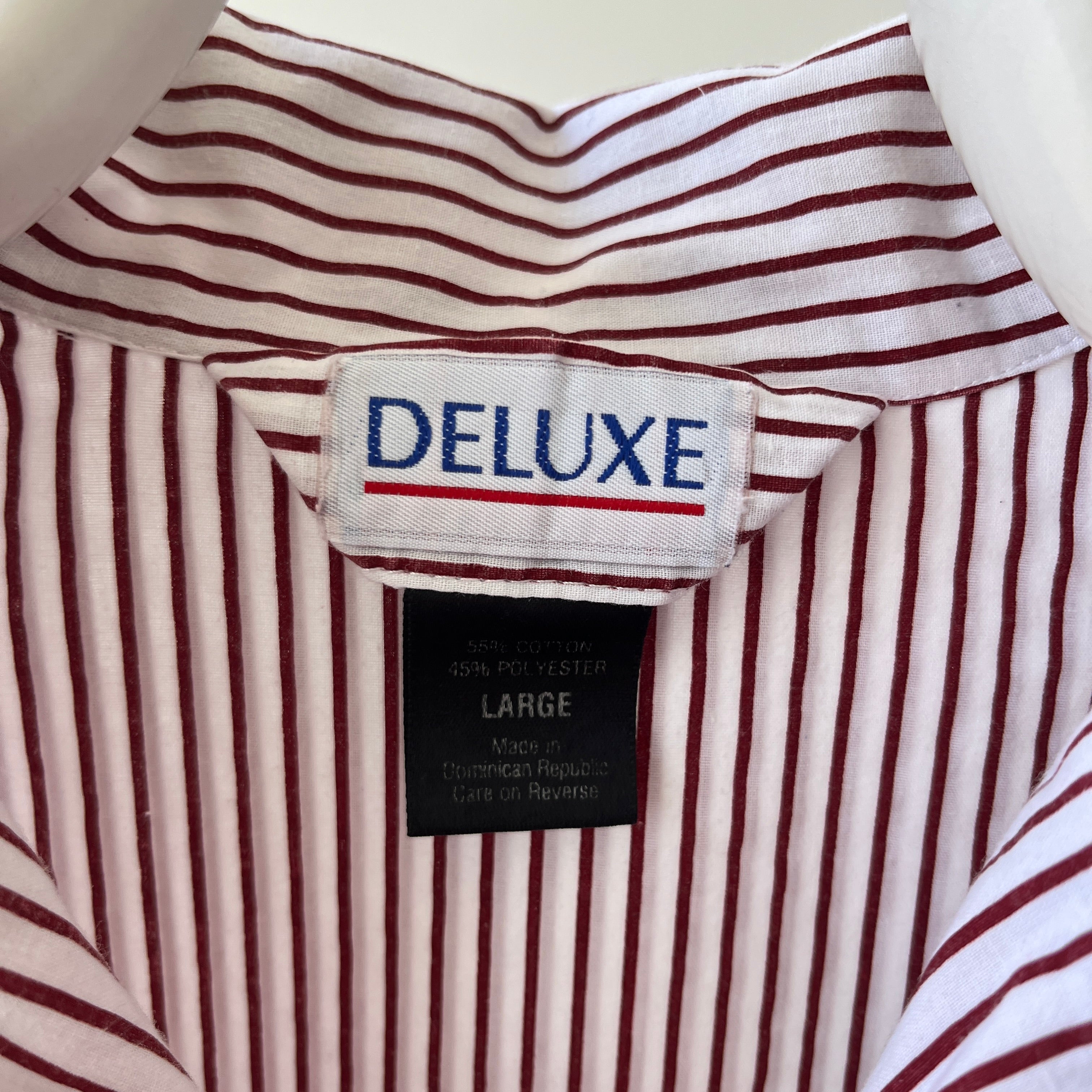 1980s Striped Pajama Shirt