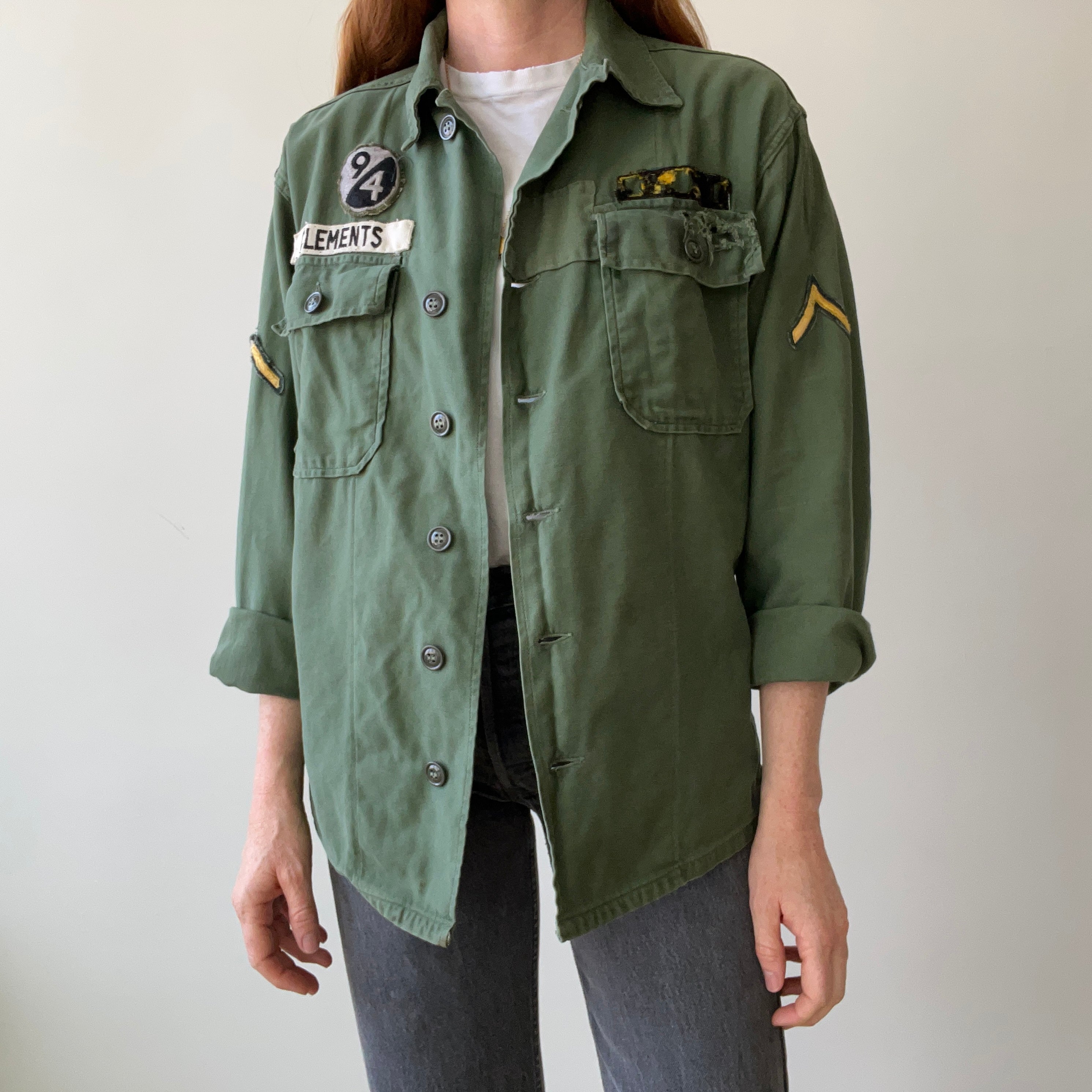 1968 OG-107 Vietnam Era Military Shirt - Clements
