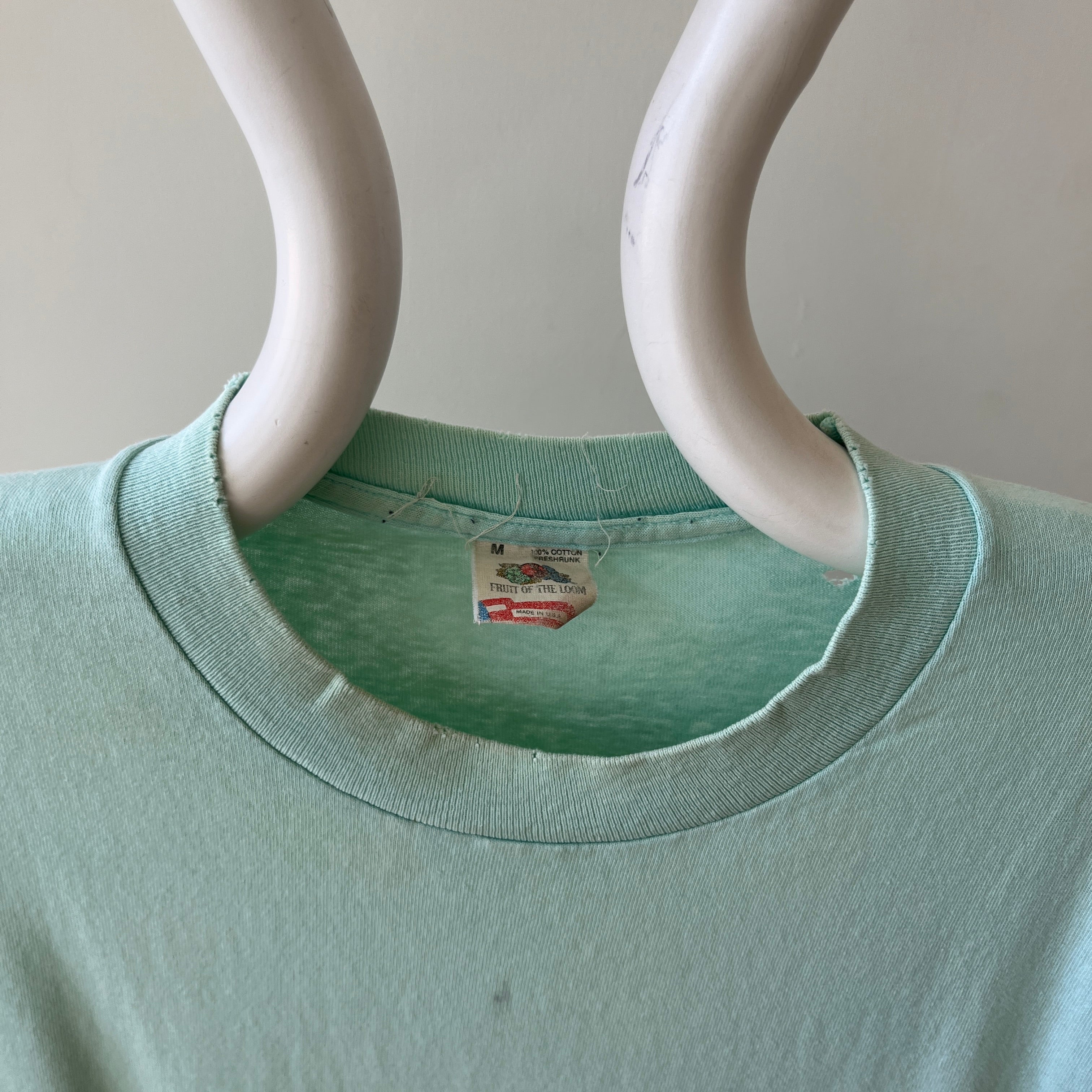 1980s Thrashed Blank T-Shirt - Dumpster Chic QL Alert