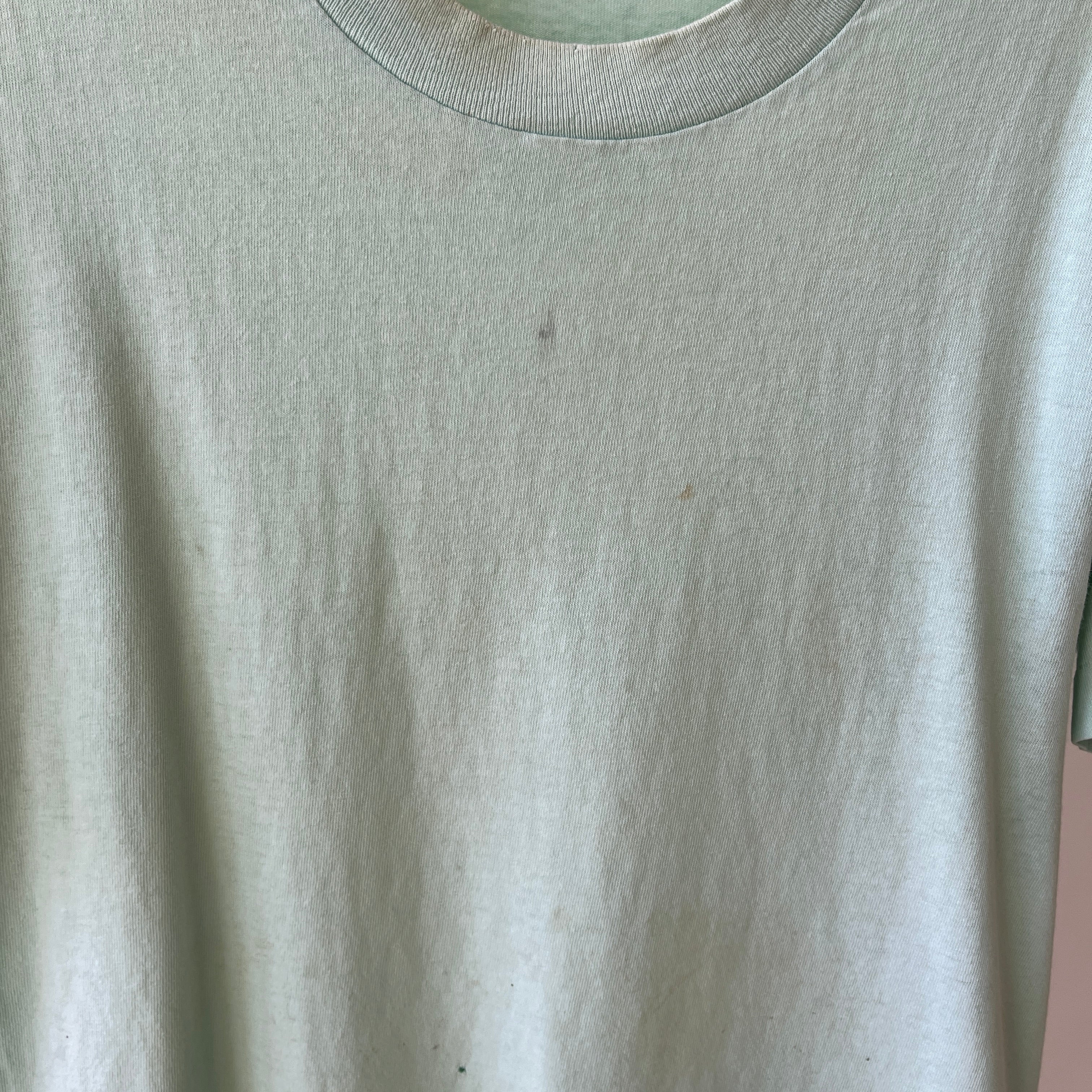 1980s Thrashed Blank T-Shirt - Dumpster Chic QL Alert