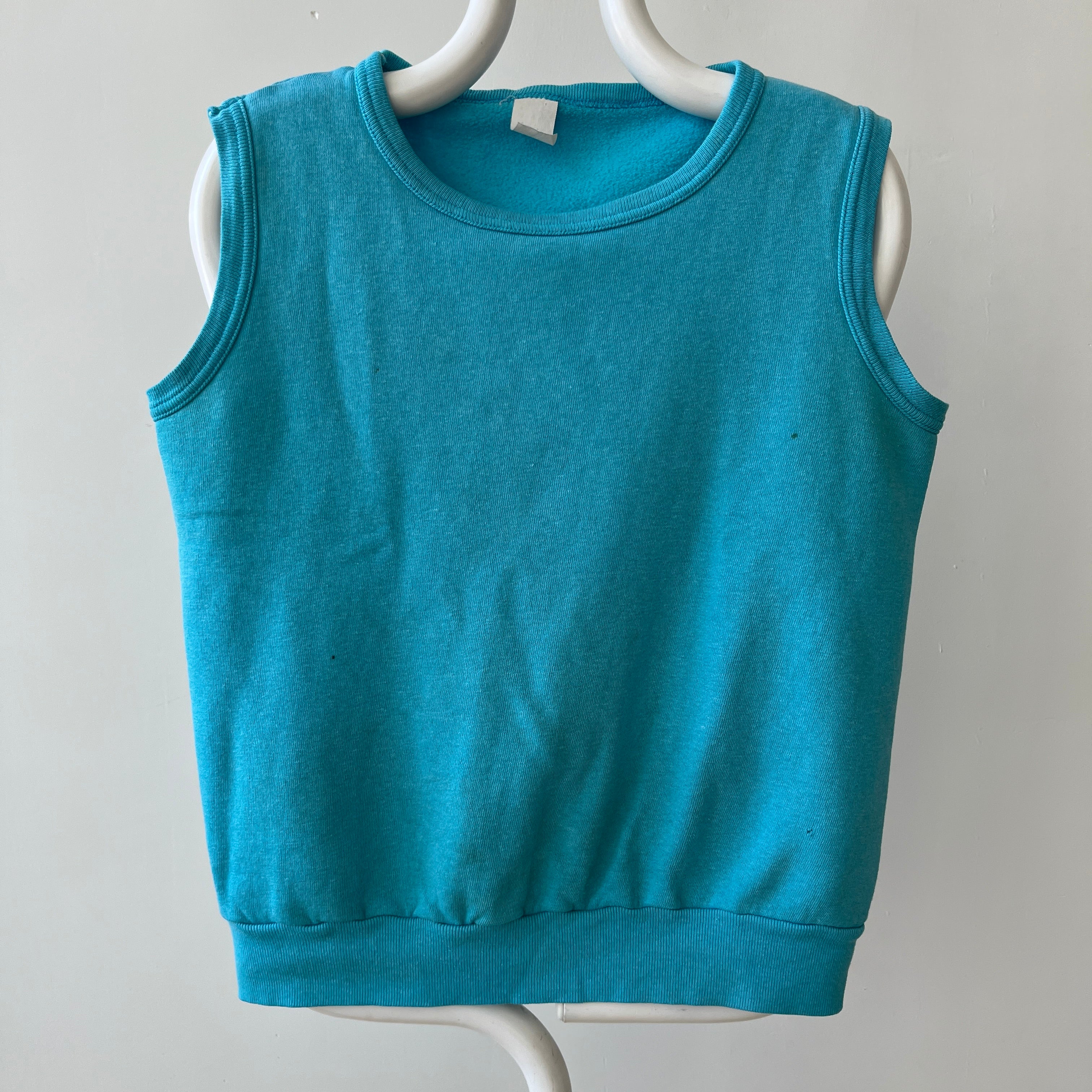 1970s Blank Sweatshirt Tank Top - THIS IS A GEM