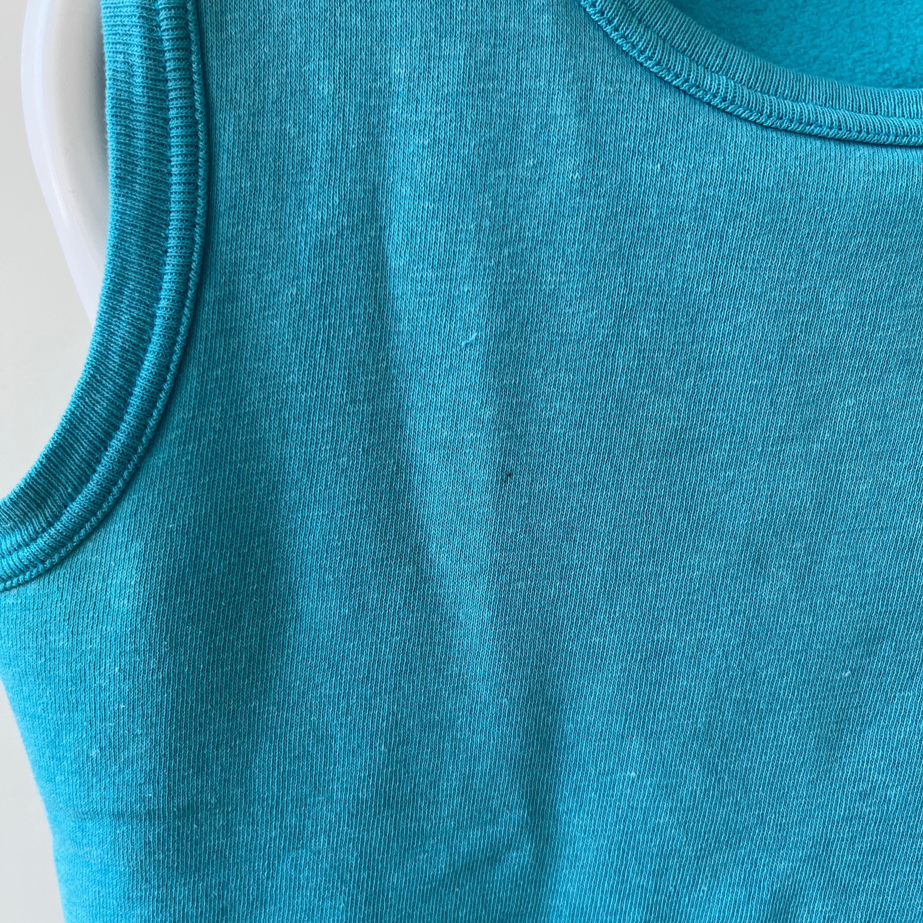 1970s Blank Sweatshirt Tank Top - THIS IS A GEM