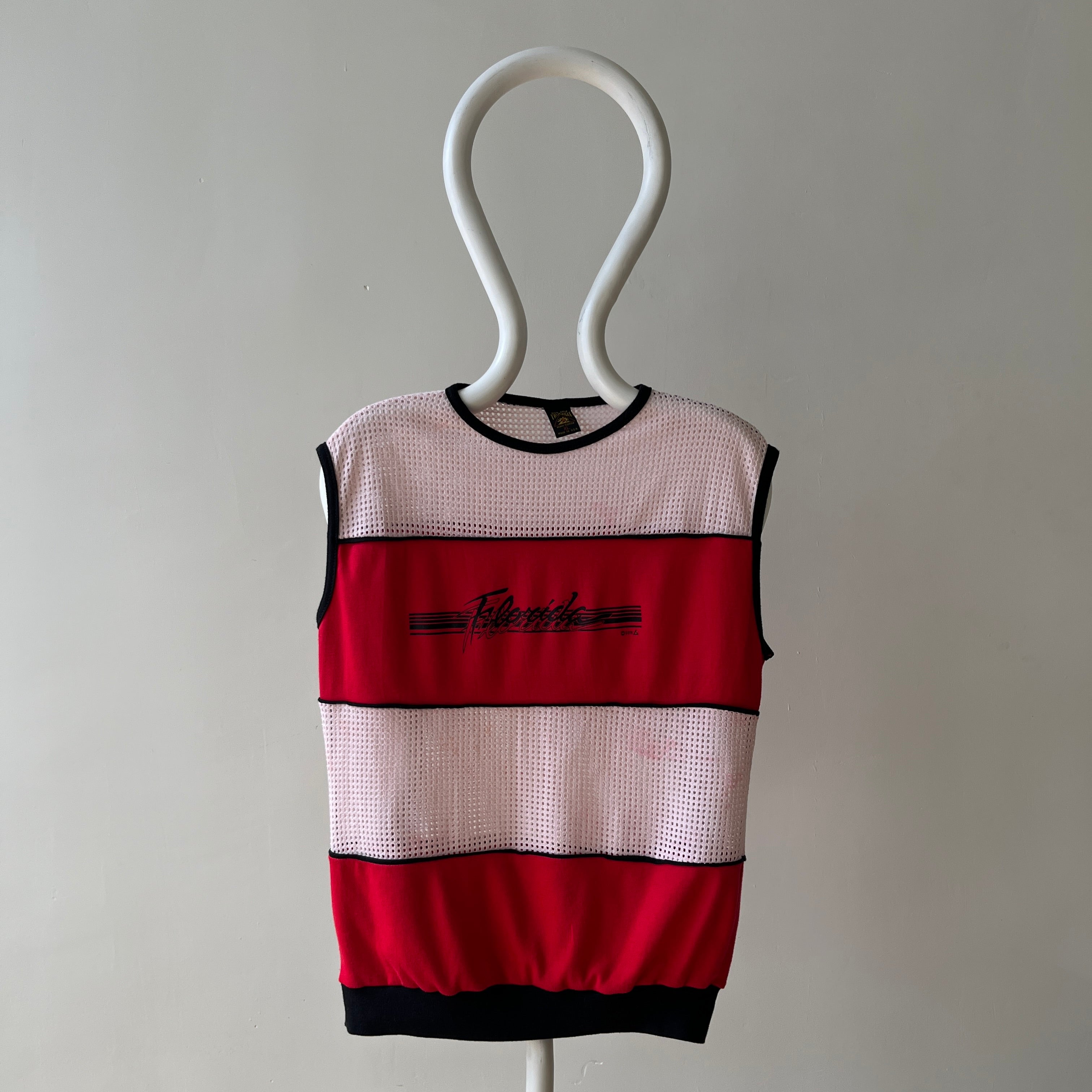 1980s Mesh Florida Tank Top - WOW