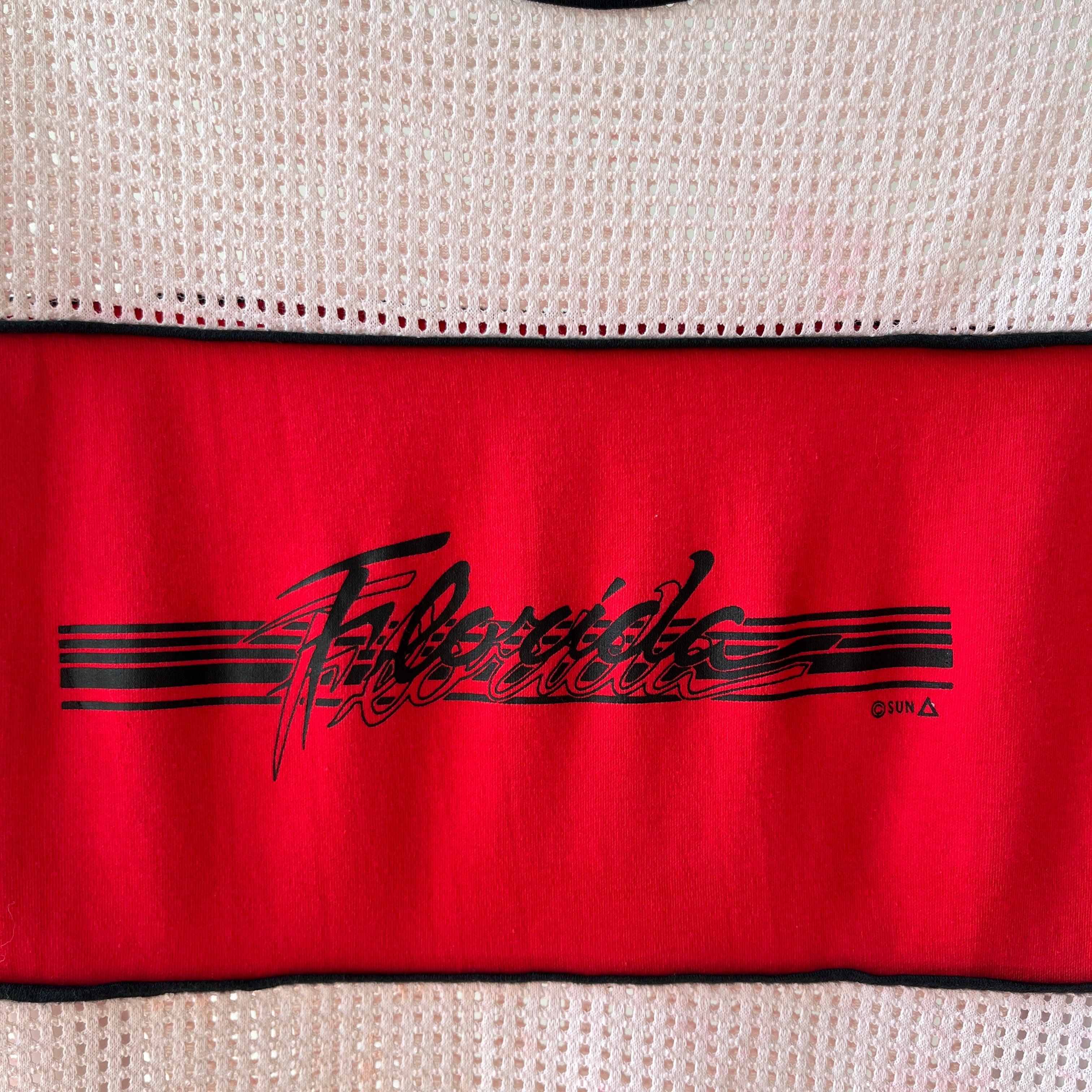 1980s Mesh Florida Tank Top - WOW