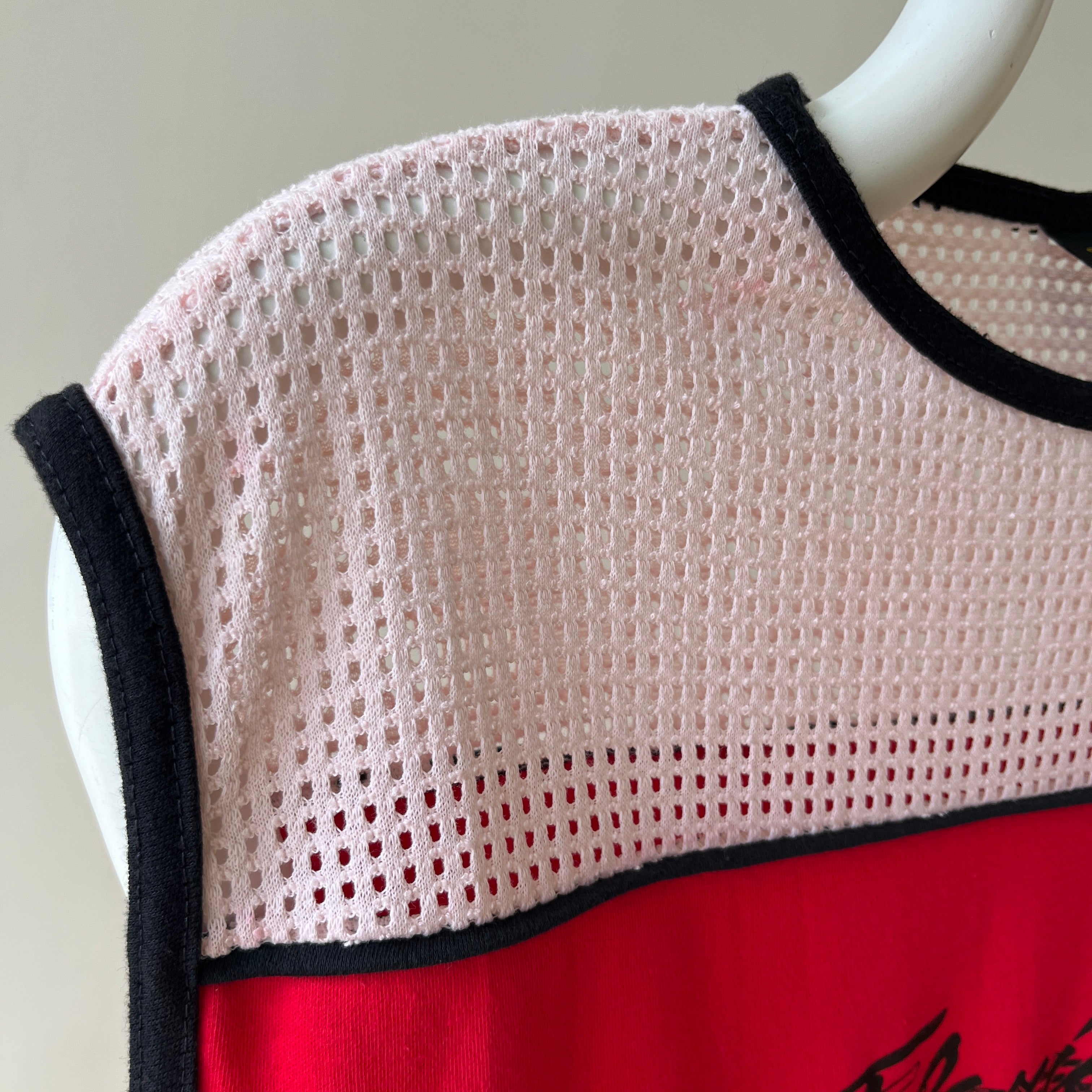 1980s Mesh Florida Tank Top - WOW