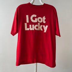 1980s I Got Lucky On A Harrah's Holiday T Shirt