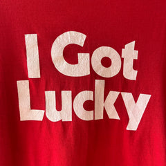 1980s I Got Lucky On A Harrah's Holiday T Shirt