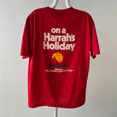 1980s I Got Lucky On A Harrah's Holiday T Shirt