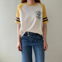 1970s Champion Blue Bar Milwaukee Athletic Club Baseball T-Shirt