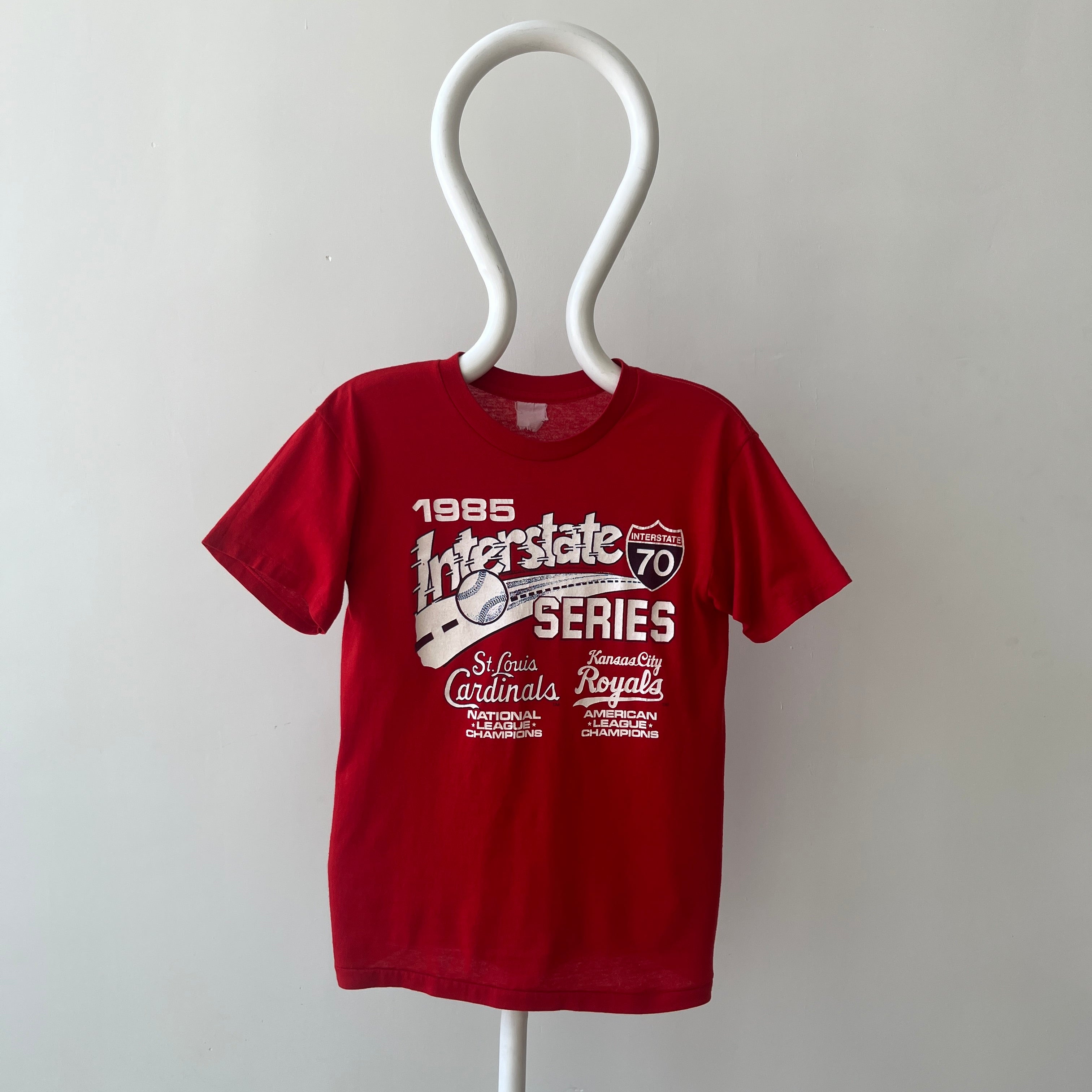 1985 Cardinals vs. Kansas City Royals - Interstate Series Baseball T-Shirt