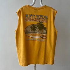2005 Harley Davidson Cut Off Muscle Shirt - Thrashed with a Backside