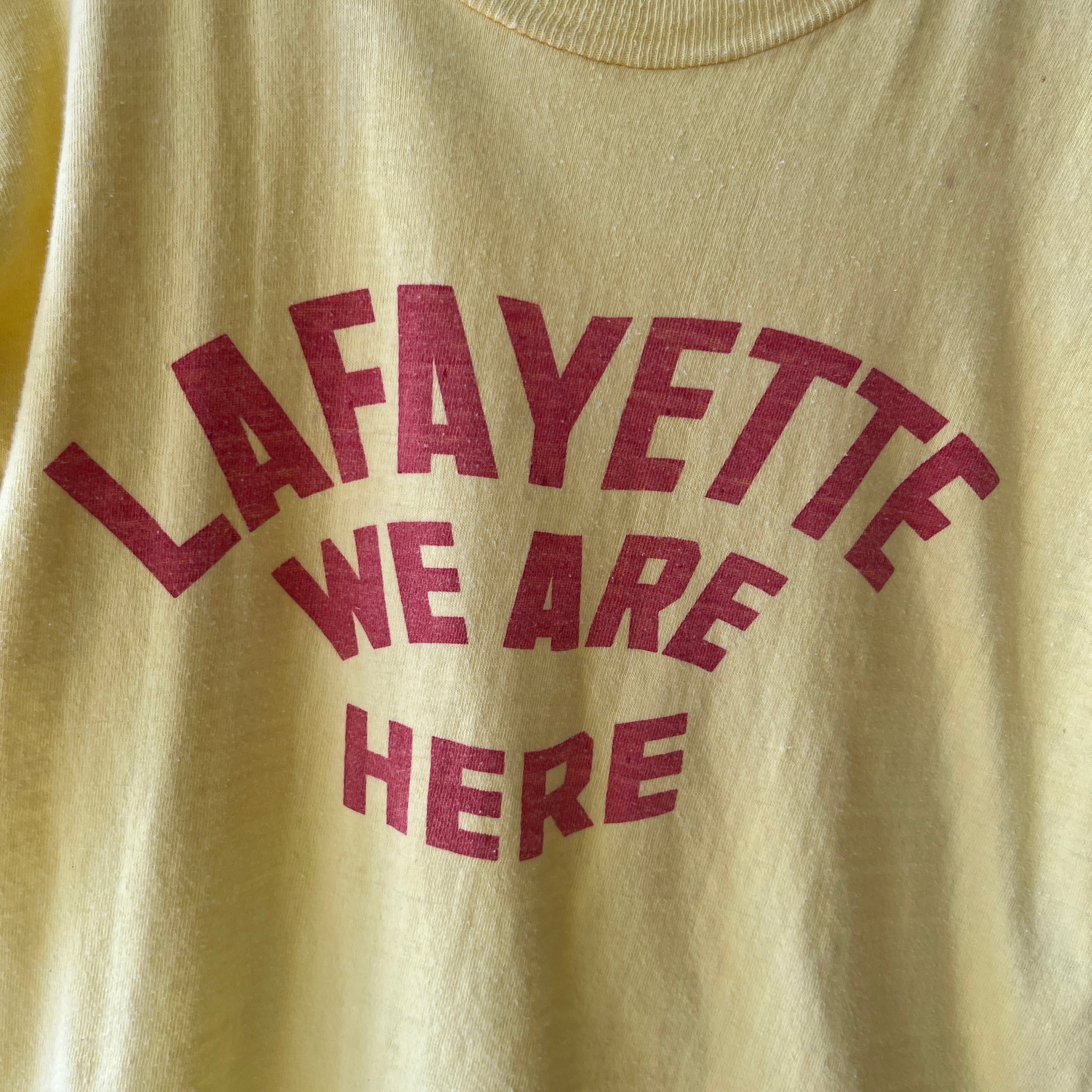1970s Lafayette We Are Here T-Shirt
