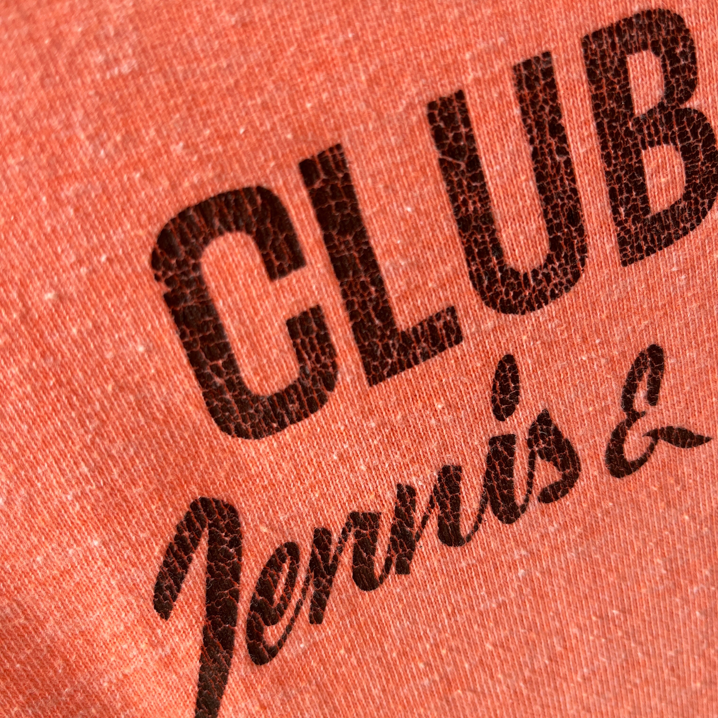 1970/80s Super Cool Judy Alvarez Club Tennis and Racquetball Ring T-Shirt - Backside too!