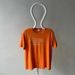 1970s The Greater Philadelphia Bicycle Coalition Soft Cotton T-Shirt