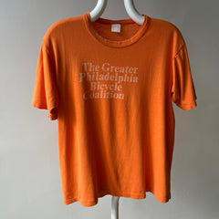 1970s The Greater Philadelphia Bicycle Coalition Soft Cotton T-Shirt