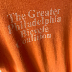 1970s The Greater Philadelphia Bicycle Coalition Soft Cotton T-Shirt