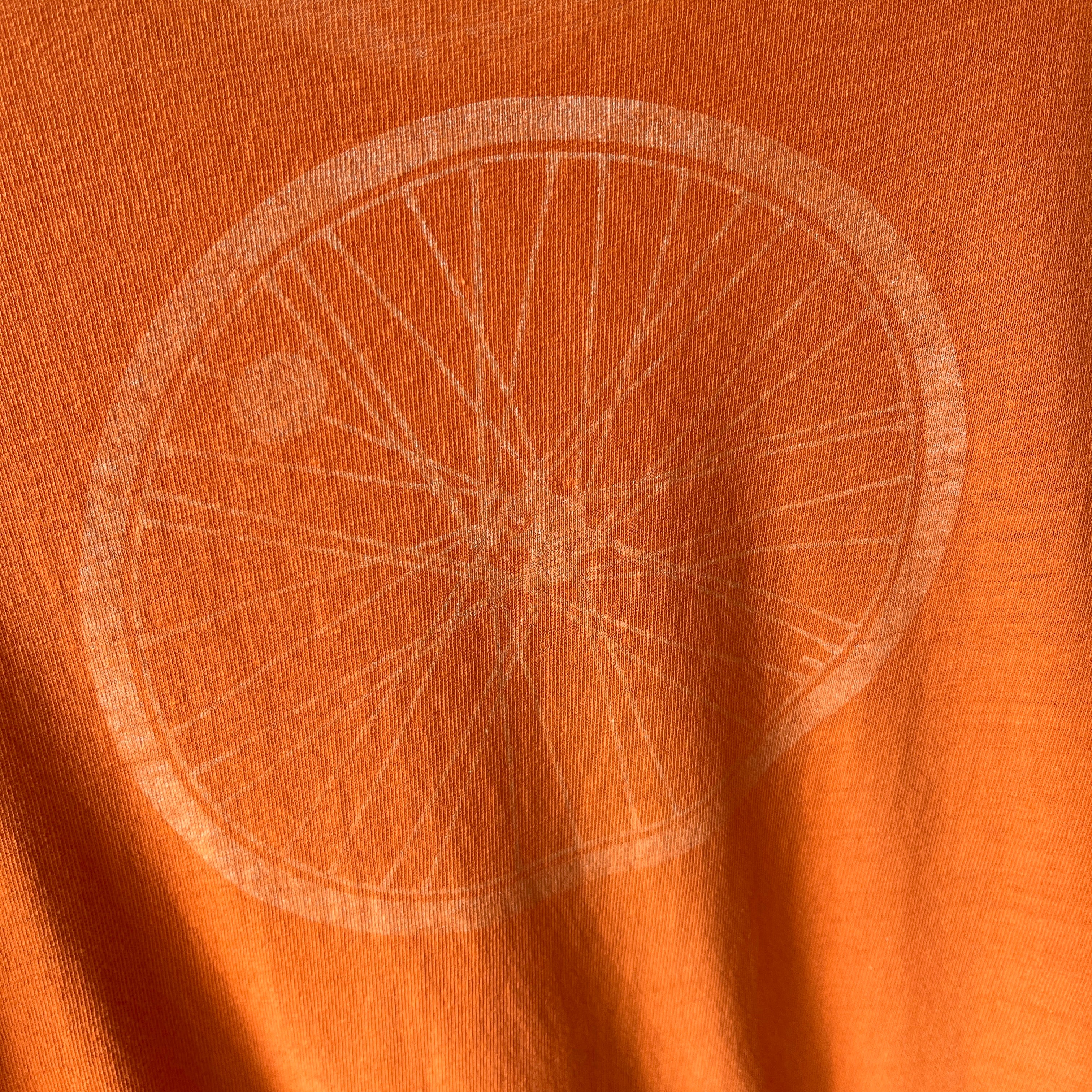 1970s The Greater Philadelphia Bicycle Coalition Soft Cotton T-Shirt