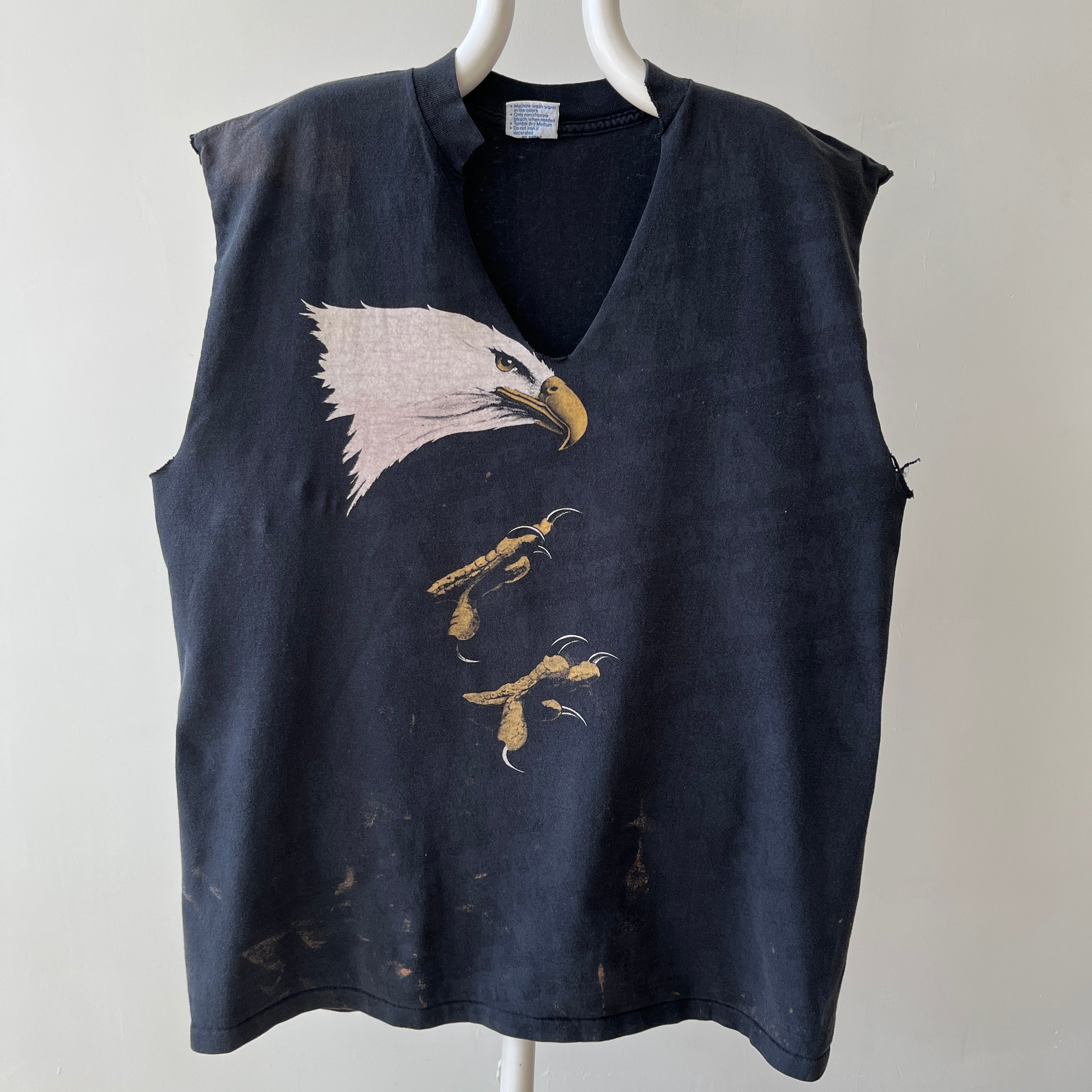 1985 Cut Off Eagle T-Shirt