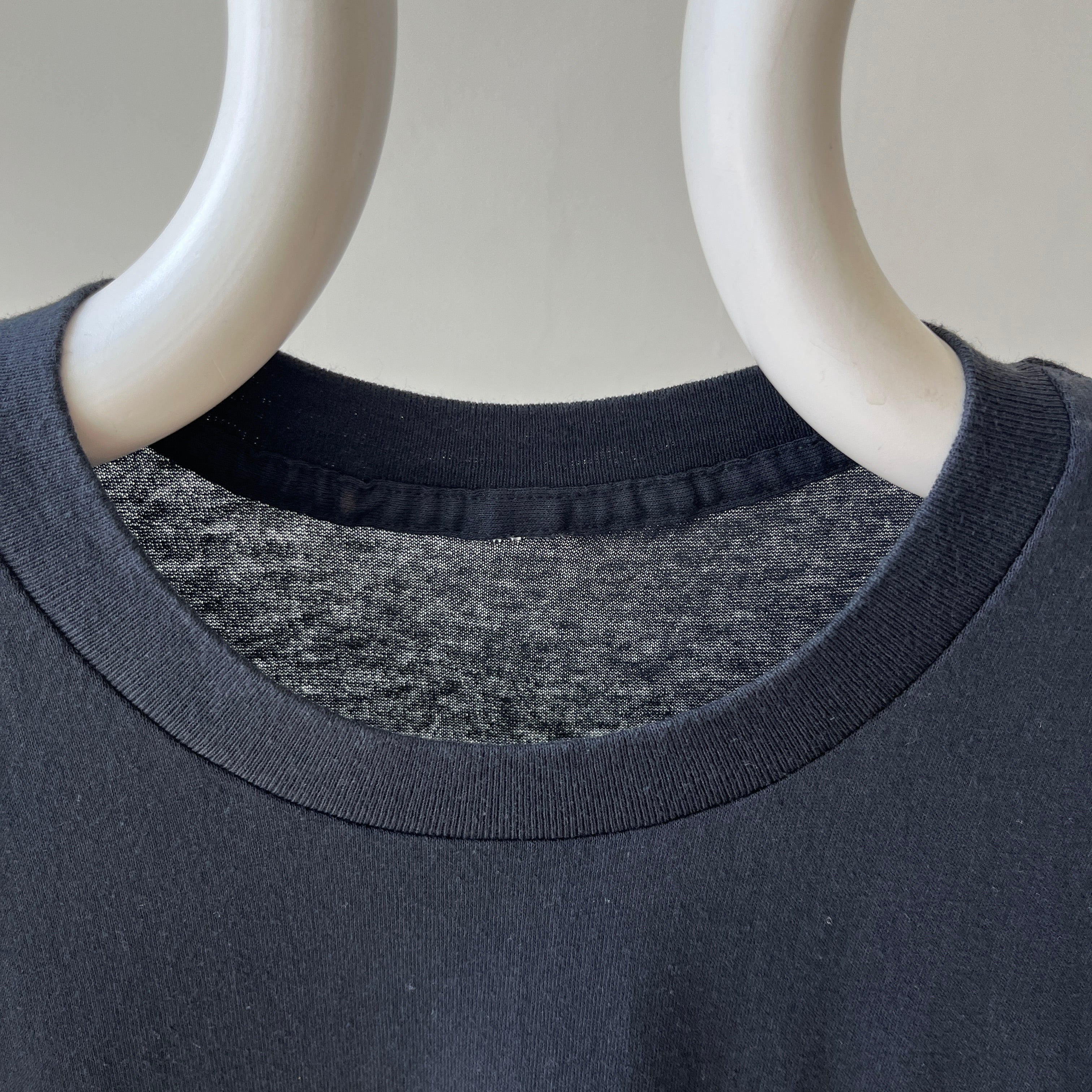 1990s Black Pocket Muscle T-Shirt