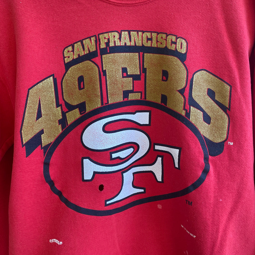 1990s San Francisco 49ers Super Stained Sweatshirt – Red Vintage Co